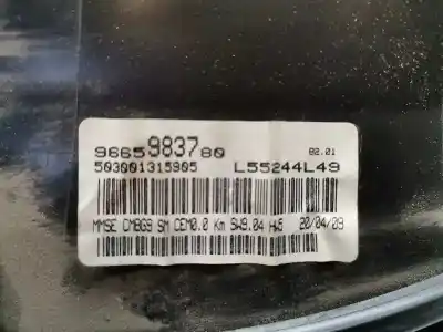 Автозапчасти б/у приборная доска за citroen jumpy 2.0 hdi 135 atlante excl. l combi ссылки oem iam 9665983780  