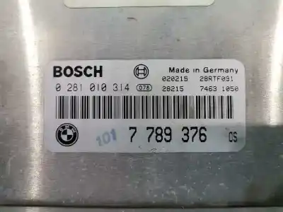 Second-hand car spare part ecu engine control for bmw x5 (e53) 3.0d oem iam references 7789376  0281010314