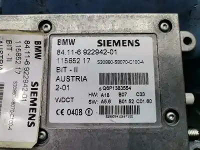 Pezzo di ricambio per auto di seconda mano modulo elettronico per bmw x5 (e53) 3.0d riferimenti oem iam 8411692294201  