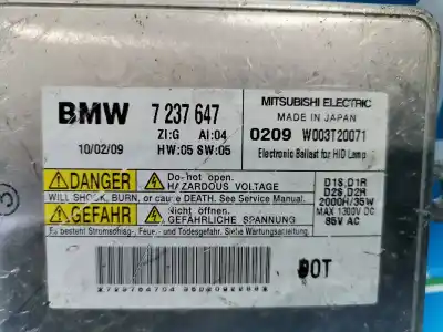 Peça sobressalente para automóvel em segunda mão BALASTRO DE XENON por BMW X1 (E84)  Referências OEM IAM 7237647  