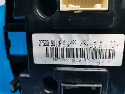 Second-hand car spare part climate control for nissan note (e11e) tekna oem iam references 275009u11a  