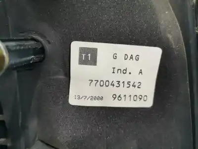 Peça sobressalente para automóvel em segunda mão espelho retrovisor esquerdo por renault scenic (ja..) 1.6 16v authentique (ja0b/11) referências oem iam 7700431542  