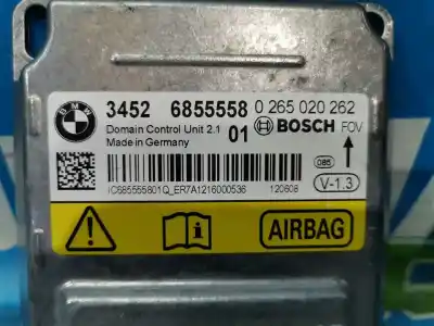 Автозапчасти б/у БЛОК УПРАВЛЕНИЯ ПОДУШКАМИ БЕЗОПАСНОСТИ за BMW SERIE 3 LIM. (F30)  ссылки OEM IAM 34526855558 BOSCH 0265020262 