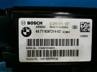 Автозапчасти б/у БЛОК УПРАВЛЕНИЯ ПОДУШКАМИ БЕЗОПАСНОСТИ за BMW SERIE 3 LIM. (F30)  ссылки OEM IAM 6577926721402  