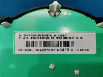 Peça sobressalente para automóvel em segunda mão quadrante por citroen c3 attraction referências oem iam a2c83012700  98041179xt