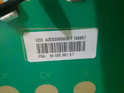 Peça sobressalente para automóvel em segunda mão quadrante por citroen c3 attraction referências oem iam 96665881xt  