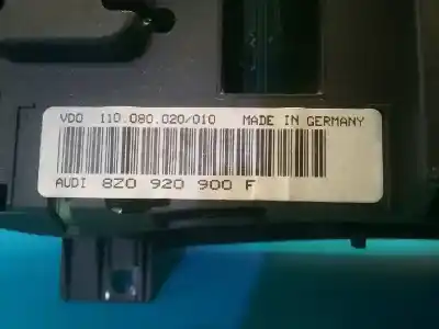 Автозапчастина б/у панель інструментів для audi a2 (8z0) 1.4 tdi посилання на oem iam 8z0920900f  