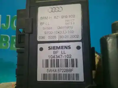 Автозапчастина б/у двигатель переднього правого скла для audi a2 (8z0) 1.4 tdi посилання на oem iam 8z1959802  