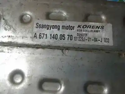 Piesă de schimb auto la mâna a doua supapa valvula egr pentru ssangyong korando quartz 4x2 referințe oem iam a6711400570  d20dtf Piesă de schimb auto la mâna a doua supapa valvula egr pentru ssangyong korando quartz 4x2 referințe oem iam a6711400570  d20dtf