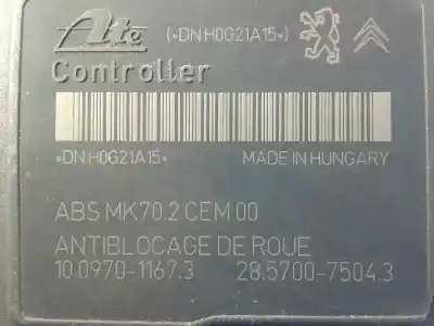 Peça sobressalente para automóvel em segunda mão abs por citroen c3 picasso sx referências oem iam 9666392580 10097011673 10020702004