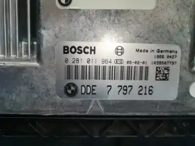 Pezzo di ricambio per auto di seconda mano centralina motore per bmw serie 1 berlina (e81/e87) 118d riferimenti oem iam 0281011964