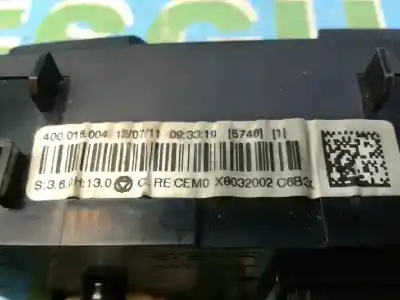 Peça sobressalente para automóvel em segunda mão comando de sofagem (chauffage / ar condicionado)  por citroen c3 selection referências oem iam x8032002  