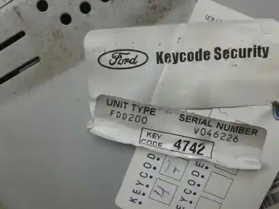 Автозапчастина б/у аудіо система / радіо cd для ford transit connect (tc7) furgón ft 200s (2009->) посилання на oem iam 11023539  11033539