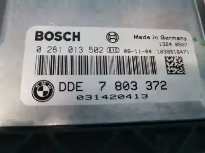 Second-hand car spare part ecu engine control for bmw serie 1 berlina (e81/e87) 118d oem iam references 0281013502  