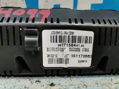 Peça sobressalente para automóvel em segunda mão  por CITROEN C3  Referências OEM IAM 96771584XT00  