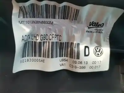 Second-hand car spare part full normal heating for seat leon (5f1) 1.6 tdi oem iam references 5q1820005ae  