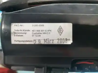 Автозапчастина б/у центральна консоль для audi a8 (4e2) 3.0 tdi quattro посилання на oem iam 4e1858601b  