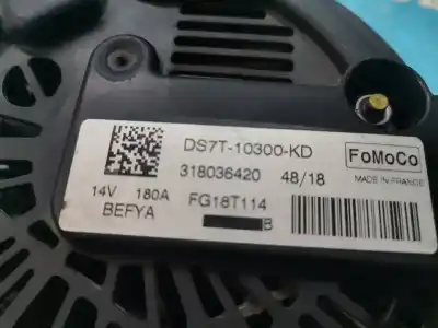 Second-hand car spare part alternator for ford s-max 2.0 tdci cat oem iam references ds7t10300kd  