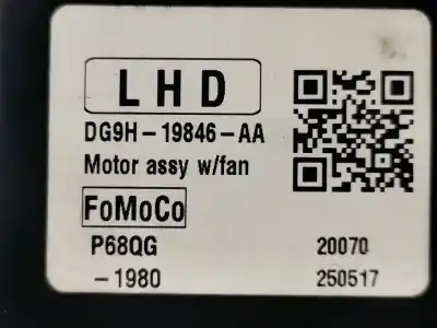 Peça sobressalente para automóvel em segunda mão MOTOR DE SOFAGEM por FORD S-MAX  Referências OEM IAM DG9H19846AA  