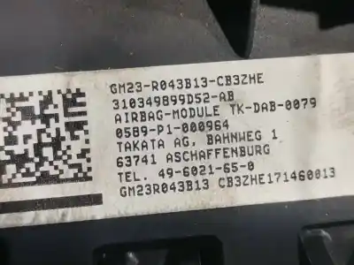 Peça sobressalente para automóvel em segunda mão kit airbag por ford s-max 2.0 tdci cat referências oem iam   