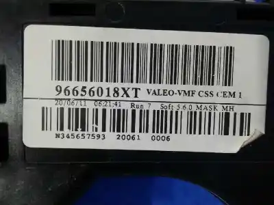 Pezzo di ricambio per auto di seconda mano comando multifunzione per citroen c4 picasso exclusive riferimenti oem iam 96656018xt  
