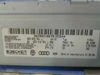 Автозапчастина б/у електронний модуль для audi q7 (4l) 3.0 tdi посилання на oem iam 4e0035541l  