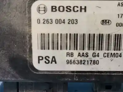 Gebrauchtes Autoersatzteil elektronisches modul zum citroen berlingo cuadro citroen berlingo furgón multispace blue hdi 120 s&s 6v 20 aniver oem-iam-referenzen 9663821780  