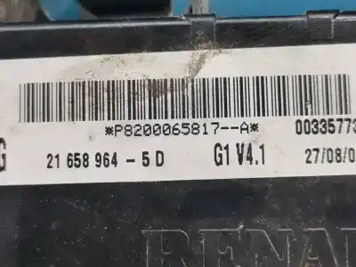 Second-hand car spare part comfort module for renault clio ii fase i (b/cbo) 1.2 16v alize 75 cv / 55 kw oem iam references 8200065817  