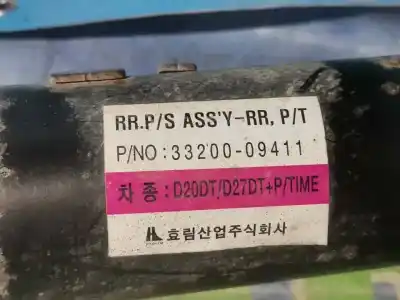 Pezzo di ricambio per auto di seconda mano trasmissione centrale per ssangyong kyron 200 xdi limited riferimenti oem iam 3320009411   Pezzo di ricambio per auto di seconda mano trasmissione centrale per ssangyong kyron 200 xdi limited riferimenti oem iam 3320009411