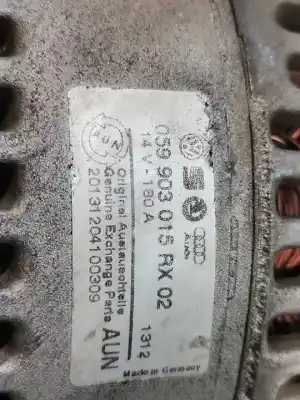 Автозапчастина б/у генератор для AUDI Q7 (4L) 3.0 TDI Посилання на OEM IAM 059903015RX  