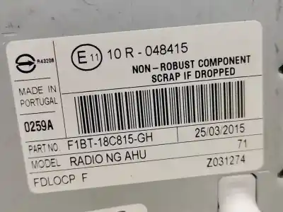 Pezzo di ricambio per auto di seconda mano impianto audio / radio cd per ford focus lim. business riferimenti oem iam f1bt18c815gh