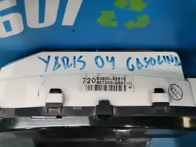 Автозапчастина б/у панель інструментів для toyota yaris (ncp1/nlp1/scp1) 1.0 linea terra посилання на oem iam 8380052610  