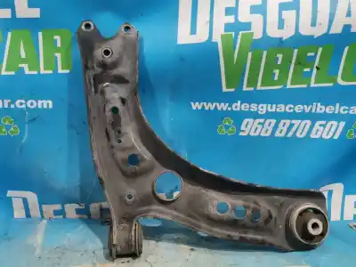 Peça sobressalente para automóvel em segunda mão braço de suspensão inferior esquerdo dianteiro por seat leon (5f1) 1.6 tdi referências oem iam 5q0407151