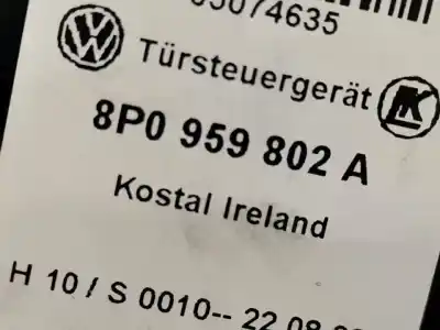 Peça sobressalente para automóvel em segunda mão motor elevador vidro dianteiro direito por audi a3 (8p1) 2.0 tdi 16v referências oem iam 8p0959802a  