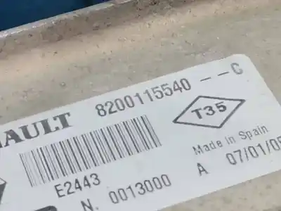 Recambio de automóvil de segunda mano de intercooler para renault megane ii berlina 5p authentique referencias oem iam 8200115540  