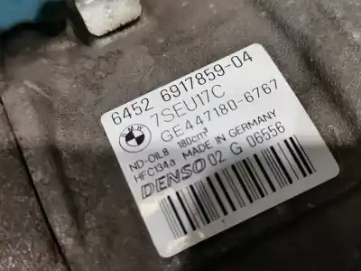 Pezzo di ricambio per auto di seconda mano COMPRESSORE ARIA CONDIZIONATA per BMW SERIE 5 TOURING (E61)  Riferimenti OEM IAM 64526917859  
