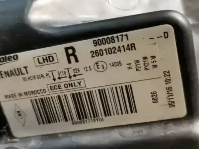 Pezzo di ricambio per auto di seconda mano front-end completo per dacia dokker express express riferimenti oem iam 620222633r  