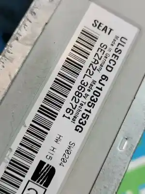 Автозапчастина б/у аудіо система / радіо cd для seat ibiza (6j5) fr посилання на oem iam w06j1035153g  6j1035153g
