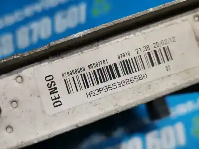 Peça sobressalente para automóvel em segunda mão radiador de água por citroen c3 tonic referências oem iam 9653026580  