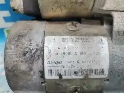 Peça sobressalente para automóvel em segunda mão motor de arranque por smart coupe básico (45kw) referências oem iam a0051512601  0003188v008