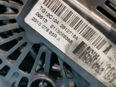 Second-hand car spare part alternator for renault clio iv limited oem iam references 231007865ra  