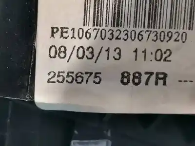 Peça sobressalente para automóvel em segunda mão comandos de alavanca por renault clio iv limited referências oem iam 255675887r