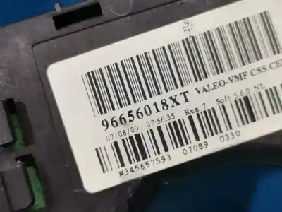 Pezzo di ricambio per auto di seconda mano comando multifunzione per citroen c4 picasso i monospace (ud_) 1.6 hdi riferimenti oem iam 96656018xt  