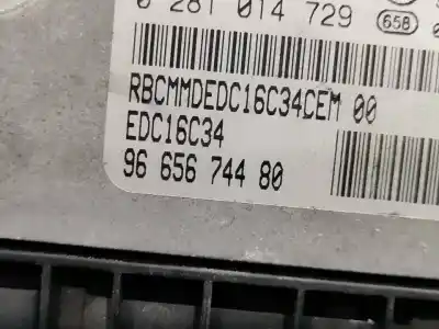 Second-hand car spare part ecu engine control for citroen c4 picasso i monospace (ud_) 1.6 hdi oem iam references 9665674480  