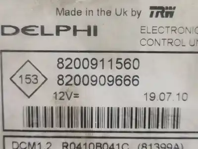 Автозапчастина б/у  для RENAULT KANGOO (F/KC0)  Посилання на OEM IAM 8200911560  8200909666