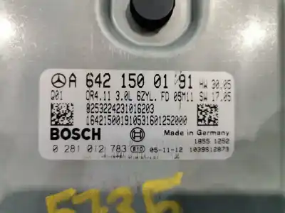 Gebrauchtes Autoersatzteil ECU-MOTORSTEUERGERÄT UCE Motorsteuergerät zum MERCEDES-BENZ CLASE E (W211) BERLINA E 320 CDI 4-Matic (211.089) 224 CV / 165 KW OEM-IAM-Referenzen A6421500191  