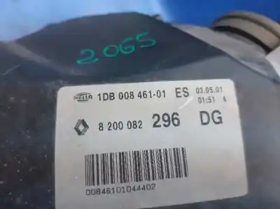 Second-hand car spare part Left Headlight for RENAULT CLIO II FASE II (B/CB0) Authentique 58 CV / 43 KW OEM IAM references 8200082296  