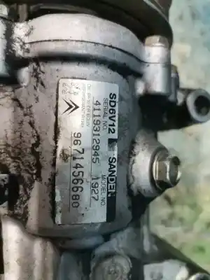 Second-hand car spare part air conditioning compressor for citroen nemo sx oem iam references 9671456680 sd6v12 