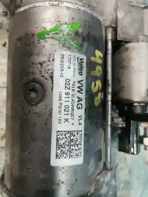 Peça sobressalente para automóvel em segunda mão motor de arranque por seat ateca (kh7) reference referências oem iam 02z911021k  