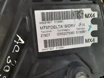 Pièce détachée automobile d'occasion moteur complet pour opel zafira / zafira family b (a05) 1.9 cdti (m75) références oem iam z19dt  